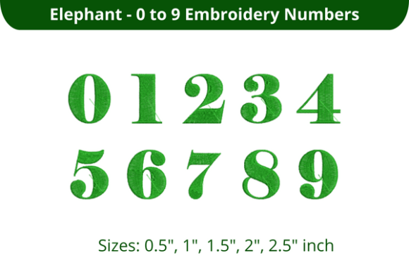 Elephant Font 0-9: A Designer’s Review