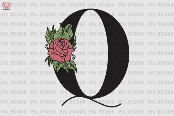 Flower Rose Font Q: A Seasonal Embroidery Review
