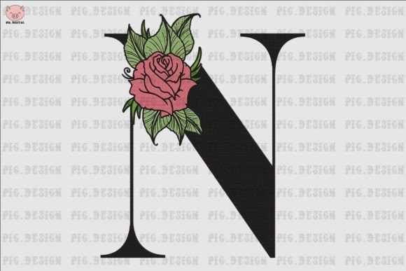 Review: Flower Rose Font N for Business Merch