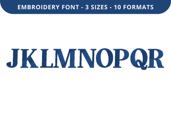 Review: Little Horse Font J to R for Embroidery