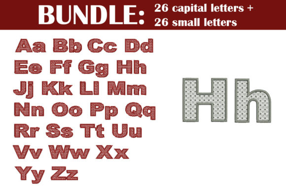 Reviewing Alphabet Font for Holiday Collections