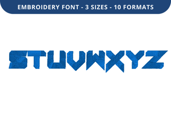 Reviewing Metal Dude Font S to Z for Embroidery